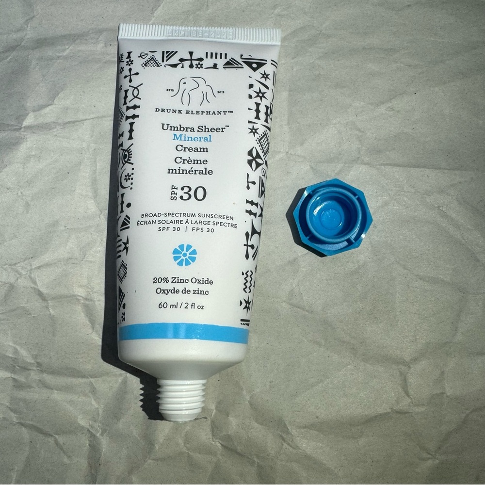 drunk elephant umbra sheer mineral cream spf30
